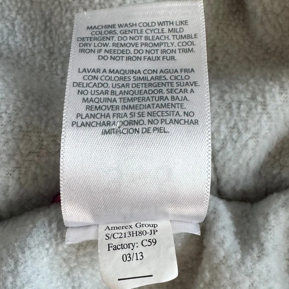 Carters 3-6 Months Pink Snowsuit Puffer Footed Star Print Hooded Warm‎ Winter